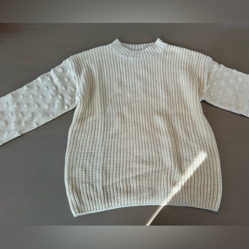 Cream Knit Sweater